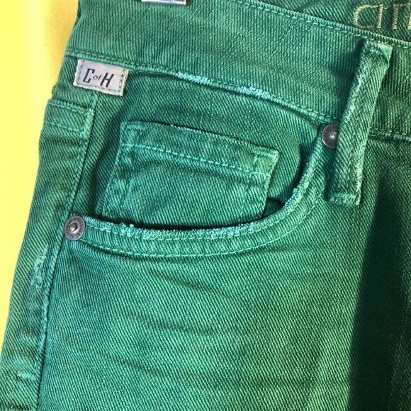 Citizens of Humanity Racer Low Rise Slim Emerald size 24-hard to find!! - Picture 8 of 12
